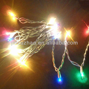 20L lumières de Noël de l'UL 110V les mini ficellent le fil multi de blanc de couleur - Product Image 1