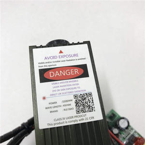 Công Suất Cao Diode <span class=keywords><strong>Laser</strong></span> 5.5W 5500MW Có Thể Đặt Tiêu Mô-đun <span class=keywords><strong>Laser</strong></span> Màu Xanh 450nm Với TTL Điều Khiển Cho Máy Cắt Laze Khắc Máy Cnc - Product Image 3