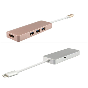 Tipo c de 4 puertos usb 3.0 <span class=keywords><strong>hub</strong></span> <span class=keywords><strong>para</strong></span> laptops <span class=keywords><strong>macbook</strong></span> <span class=keywords><strong>pro</strong></span> i7 y matebook - Product Image 6