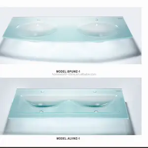 wholesale transparent glass lavabo