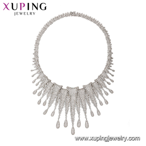 Set-271 Joyería Xuping, Conjunto de Joyería de Lujo con Diamantes para Boda, Color Oro Blanco, Conjunto de Joyería de Aleación con Circonita de Alta Gama para Mujer - Product Image 5