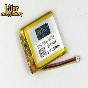 1.5-3 P 3.7 V 524038 mah 1200 lithium polymer lipo rechargeable battery li ion Solar lithium battery with PCM - Product Image 3