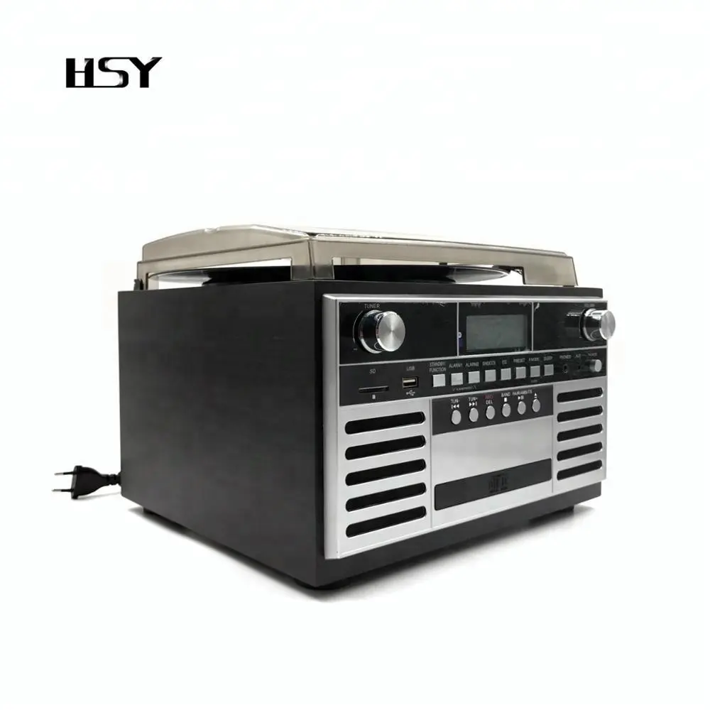 Máy Nghe Nhạc Turntable Máy Nghe Nhạc Cd/Combo Chuyên Nghiệp Máy Nghe Nhạc Có Cổng Usb/Thẻ Sd/Băng Cassette