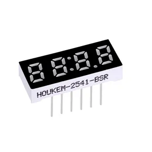 KEM-2541-BSR 0.25 Inch 7 Segment Small Mini Clock Led Display 4 Digits