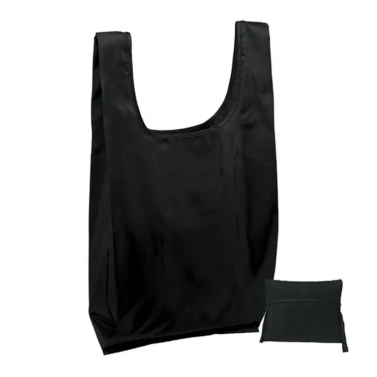 Nhà Máy Giá Cổ Phiếu Biểu Tượng Tùy Chỉnh Siêu Thị Tái Sử Dụng Vest U Cắt Không Dệt T Shirt Tote Bag