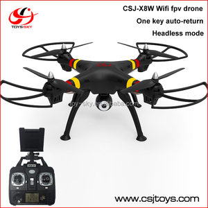 2016 X8 W X8HW Tamaño Grande 2.4 Ghz 6-Axis Drone rc helicóptero de la cámara con pantalla lcd con gyro - Product Image 3