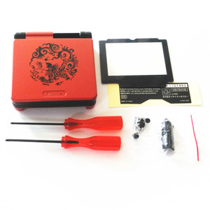 Raro Edición Limitada China dragón chino vivienda roja funda de carcasa para Game Boy <span class=keywords><strong>Advance</strong></span> GBA SP vivienda de paquete - Product Image 4