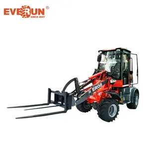 With competitive price Everun ER08 mini shovel loader telescopic for sale