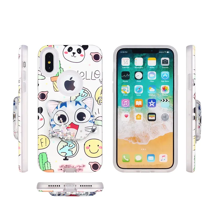 2019 Cellphone accessories 3D Cartoon Phone case for iPhone XR Hybrid Cover
