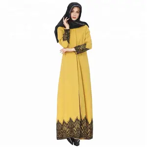 Vestido musulmán de último diseño elegante, venta al por mayor, 2018