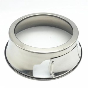 Braciere per Hot Pot in Acciaio Inox Stile Antico 34cm con Base per Fornello - Product Image 5