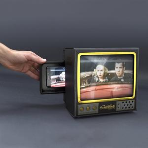 <span class=keywords><strong>Amplificateur</strong></span> Mini écran <span class=keywords><strong>TV</strong></span> 12 pouces en bois, bricolage pour téléphone portable - Product Image 6