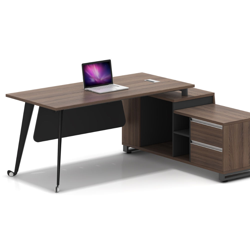 L-Shape Steel Table Legs of Office Computer Table Models of Furniture  Office Counter Table of Office Desk Work Station