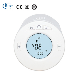 Tête thermostatique programmable Zigbee au design moderne <span class=keywords><strong>pour</strong></span> <span class=keywords><strong>radiateur</strong></span>, <span class=keywords><strong>pour</strong></span> utilisation en appartement - Product Image 3