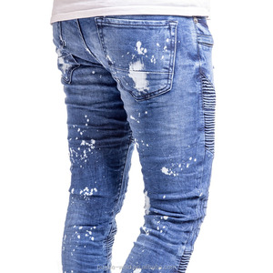 Custom <strong>Jeans</strong> Men Crumpled Gents Denim <strong>Jeans</strong> - Product Image 6