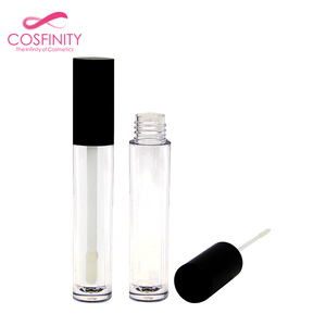 Muestra libre mate lipgloss tubo contenedor mini negro Liquid container Lipstick lip <span class=keywords><strong>gloss</strong></span> con aplicador - Product Image 4