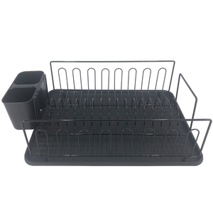 Escurridor de Platos Multifuncional para Esquina de Cocina con Recubrimiento en Polvo, Soportes y Estantes de Almacenamiento para Estante No Plegable - Product Image 5