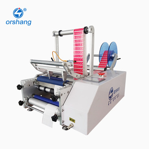 Etichettatrice con codice Orshang macchina per l'etichettatura di bottiglie di vino rotonde per la stampa di bottiglie di vetro tipo AS-C11A 920mm * 420mm * 500mm - Product Image 4