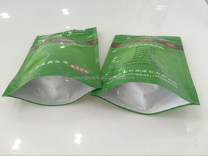 Aluminio Ziplock Stand Up doypack Con Fondo Gusse para envases de medicamentos - Product Image 3
