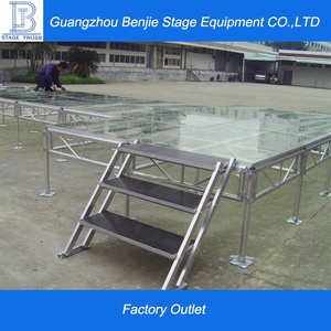 <span class=keywords><strong>Piso</strong></span> de cristal al aire libre de la <span class=keywords><strong>plataforma</strong></span> de la etapa de la demostración de la etapa móvil de cristal del concierto - Product Image 4