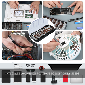 ชุดไขควงแม่เหล็ก60 In 1,ชุดเครื่องมือซ่อมบำรุงอเนกประสงค์สำหรับโทรศัพท์มือถืออัปเดตใหม่ - Product Image 2