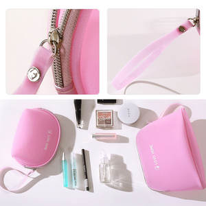 2017 Moda Nuevo Estilo <span class=keywords><strong>de</strong></span> Color Rosa Forma <span class=keywords><strong>de</strong></span> Concha Pequeña bolsa <span class=keywords><strong>de</strong></span> Viaje bolsa <span class=keywords><strong>de</strong></span> Artículos <span class=keywords><strong>De</strong></span> Tocador <span class=keywords><strong>de</strong></span> Belleza Cosméticos - Product Image 6