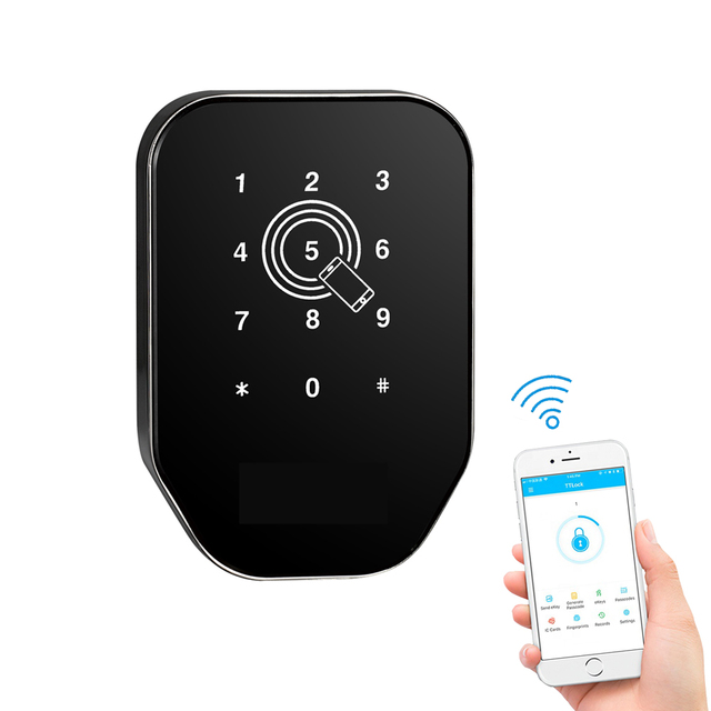 TTLock App Control WiFi Electronic Smart Digital RFID GYM Magnetic Keypad Code Cabinet Lock for Lockers