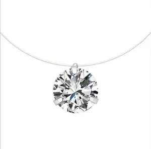 Featured Wholesale transparent diamond necklace For Men and Women