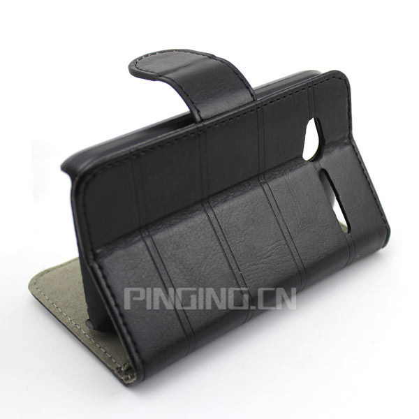 Prix de gros pour alcatel one touch ot pop. d1 4018 portefeuille étui en cuir flip