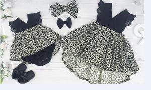 Robe pour bébé fille de 3 ans, nouveau modèle léopard Summer Sister - Product Image 5