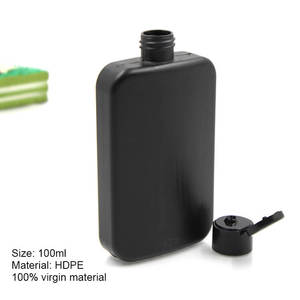 PEHD noir plat <span class=keywords><strong>solaire</strong></span> soleil crème en plastique bouteille pour huile de <span class=keywords><strong>bronzage</strong></span> - Product Image 2