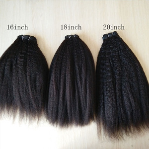 Yuxi Hair <strong>New</strong> Products Wholesale :<strong>brazilian</strong> Remy Hair Afro Kinky <strong>Straight</strong> Hair Extensions for Black Women - Product Image 2