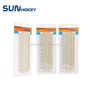 MB-102 Breadboard 830 포인트 솔더리스 프로토 타입 PCB 빵 보드 키트 Ardu Proto Shield 배전 연결 블록