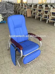 Silla de transfusión médica para hospital, sillón de infusión ajustable con precio de poste IV, barato, BT-TN005