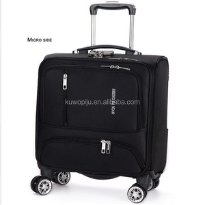 <span class=keywords><strong>Valise</strong></span> de voyage pilote en polyester marron Bagages <span class=keywords><strong>cabine</strong></span> 16 ''Spinner <span class=keywords><strong>4</strong></span> <span class=keywords><strong>roues</strong></span> bon marché - Product Image 5