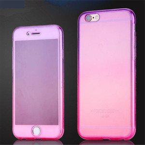 JESOY Đầy Màu Sắc chống sốc 360 bằng Silicone Bảo Vệ Rõ Ràng Bìa Trường Hợp cho <span class=keywords><strong>iphone</strong></span> <span class=keywords><strong>5</strong></span> 6 6 s - Product Image 2