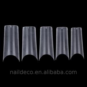 2024 Hot Siêu Mỏng Móng Tay Nghệ Thuật Thiết Kế Giả Móng Tay Mẹo Nửa Bìa Salon Pháp Nhân Tạo 500Pcs Chuyên Nghiệp ABS - Product Image 4