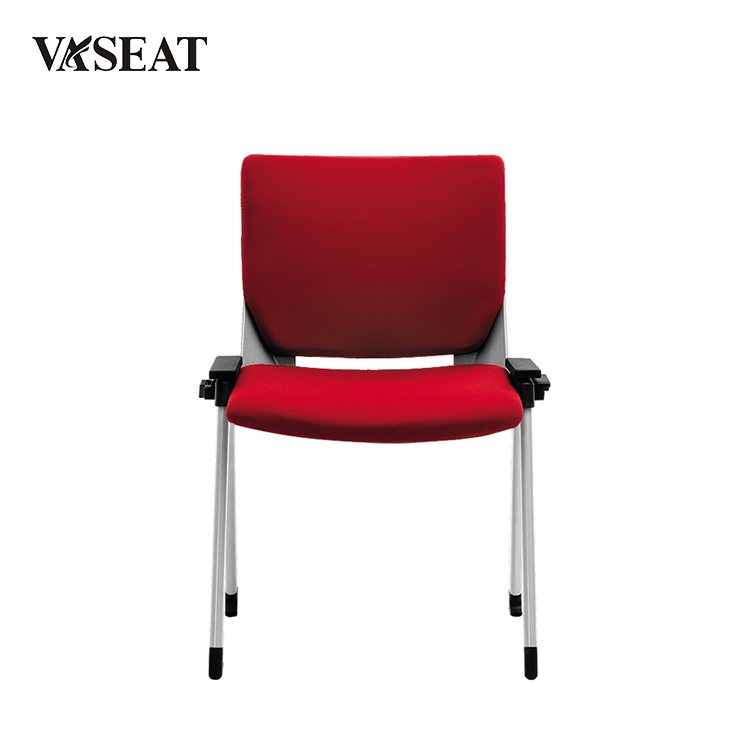 Comfortable durable adjustable arm stackable office chair for meeting room