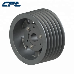 Kim loại lớn ròng rọc bánh xe với 6 rãnh OEM tùy chỉnh v-vành Đai hộp số ròng rọc - Product Image 5