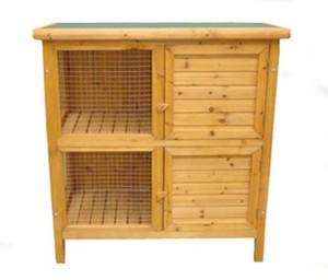 Château en bois <span class=keywords><strong>à</strong></span> <span class=keywords><strong>2</strong></span> <span class=keywords><strong>étages</strong></span> Clapier <span class=keywords><strong>à</strong></span> lapins <span class=keywords><strong>Cage</strong></span> <span class=keywords><strong>à</strong></span> lapins de jardin Clapier <span class=keywords><strong>à</strong></span> lapins d'extérieur - Product Image 4