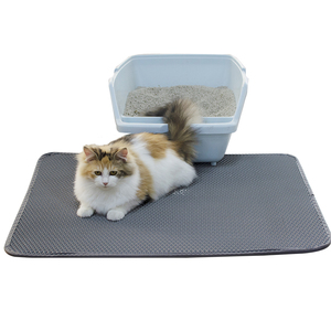 Großhandel Custom EVA Pet Katzenstreu Matte Pet Wasserdichte Füße Matte - Product Image 1