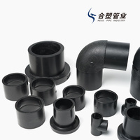 Fitting Pipa HDPE 2 Inci PN16 165Mm, Adaptor Flens Jantan, Reducer Cepat, Kopling, Saddle Tapping, Penjepit Perbaikan, Siku 45 90 Derajat