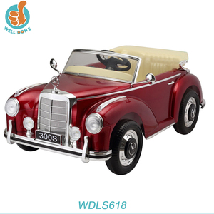 Voiture électrique pour bébé sous licence WDLS618, avec r/<span class=keywords><strong>c</strong></span> 2.4G, musique et lumière, Radio, <span class=keywords><strong>carte</strong></span> SD, siège en cuir souple pour enfants, cadeau populaire - Product Image 4
