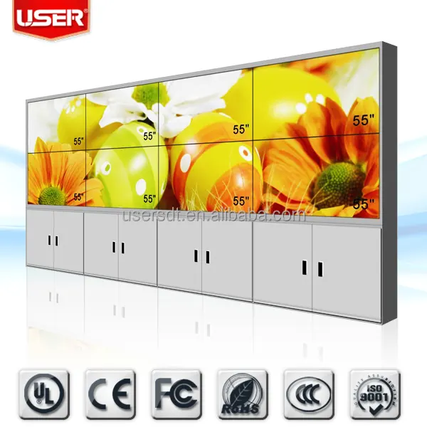 40 Inch DID LCD Video Wall Wall-Monunted Narrow Bezel LCD Video Wall For Advertising Display Large Advertising Lcd Screens