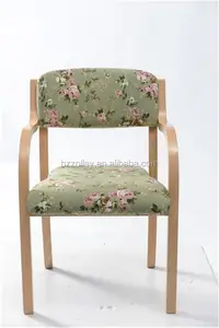Pequeña silla cómoda/jardín al aire libre ocio silla madera curvada