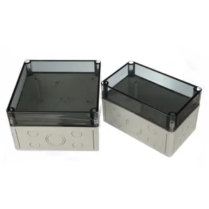 35 sizes NEMA 4 4X 3r waterproof housing OEM ODM PC ABS plastic weatherproof electronic electrical knockout hole enclosures box