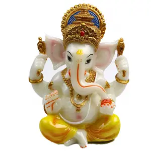 Éléphant de bouddha en résine 5.5 "H, Yoga et méditation, cadeau de mariage