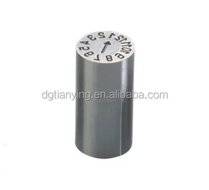 Plastic Injection Mold parts Steel Recycle Date Code Marking Pin Insert