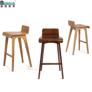 B-001 # diseño moderno haya alta de <span class=keywords><strong>bar</strong></span> de madera Silla de <span class=keywords><strong>bar</strong></span> silla de madera para hotel - Product Image 1