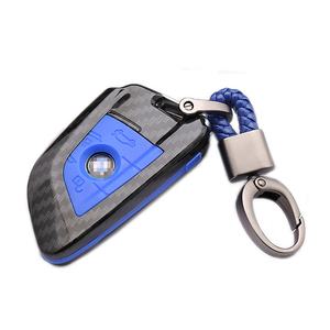 Housse de protection pour clé de voiture en silicone carbone ABS pour <span class=keywords><strong>BMW</strong></span> X1 X5 X6 F15 F16 F48 <span class=keywords><strong>BMW</strong></span> Série <span class=keywords><strong>1</strong></span> / 2, étui de protection pour clés, chaîne FOB - Product Image 5